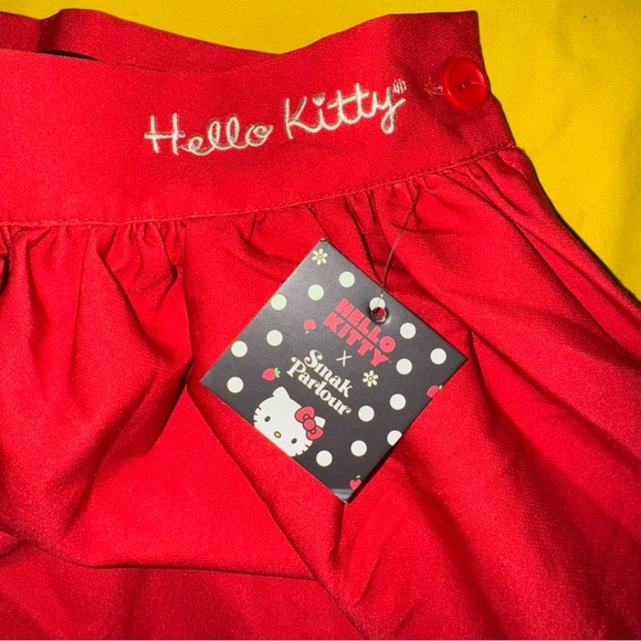Adorable Hello Kitty red skirt with Hello Kitty print all around the bottom. - Picture 4 of 7